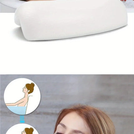 Non-slip Bathtub Headrest Cushion SPA Bath Pillow Soft Waterproof Bath Pillows with Suction Cups Easy To Clean for Bathroom