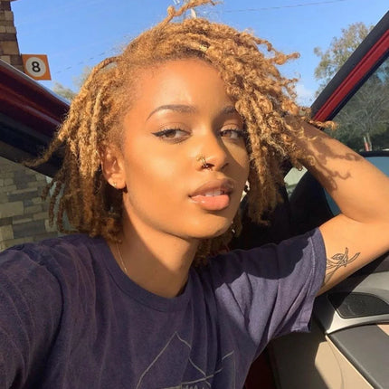 Human Hair Dreadlock Extentions Deep Goddess Human Hair Dread Loc Color Goddess Braids Hair For Black Goddes Loc Youmay Virgin