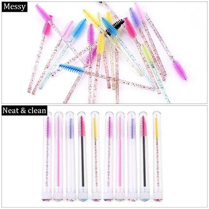 Diamond Eyelash Brush Tube Set / Tube Brosse Cils Diamant
