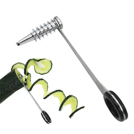 1pc Spiral Slicer Twister Blade Cucumber Curler Salad Twister Home Use for Cutting Cucumber Rolls Carrot, Potato Vegetables
