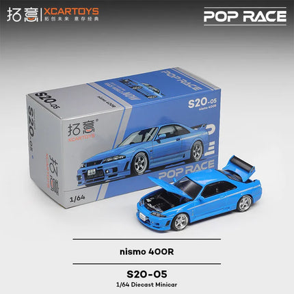 XCARTOYS POP RACE 1/64 Mercedes Lambocini Ramo Yaris Aston Martin Nissan Honda Cars Alloy Toys Diecast Model Kids Toys Boys