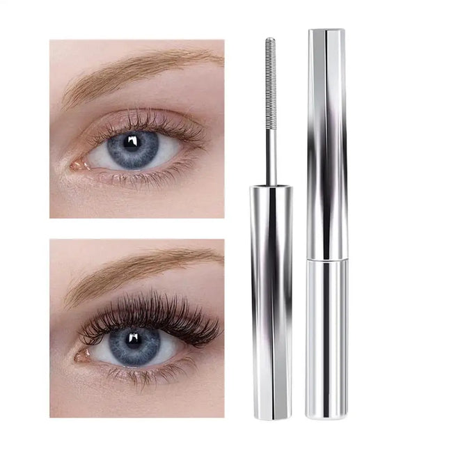 Iron Wand Mascara Beauty Makeup Curling Black Lash Eyelash Extension Waterproof Liquid Volume Mascara Long-wearing Cosmetic