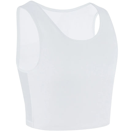 XUJI Chest Binder Transgender FTM Half Pullover Tank Top Compression Bra
