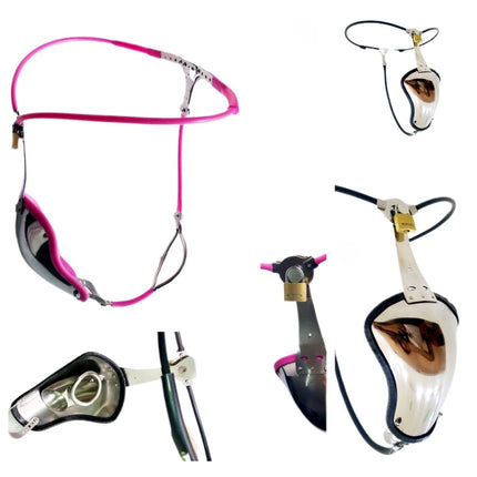 Steel  wire male Chastity Pants can add butt Plug  penis Locking Sexy Pants for Adult underware BDSM Bondage Device