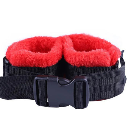 BDSM Handcuff Sex Toy SM Bondage Hand Cuff Gears Soft Adult Sex Games Fetish Back Pull Handcuff Sex Toy Set Female Restraint Set