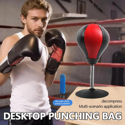 Fun Punch Rages Bag, Heavy Duty Desktop Punching Bag For Mood Relief Desktop Punching Bag with Suction Cup For Office Table