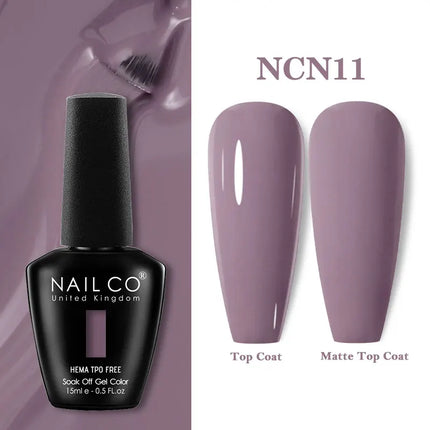 NAILCO 15ml Red Color Series Gel Varnish Coffee Gel Nail Polish Maximalism Reddish Gellak Design Brown Lacquer Nail Art Manicure