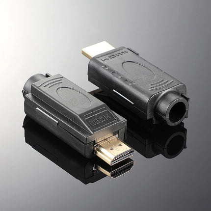 Solder-Free HDMI Male Connector Plug with Shell Kit - Easy DIY Upgrade for Repairing HDMI Cable Ends & Wires