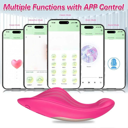 Wireless APP Vibrator Female Wear G Spot Clitoris Stimulator Bluetooth Control Vagina Massager Masturbation Sex Toys for Women