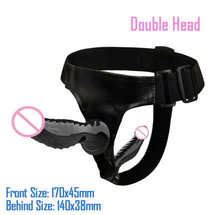 Double Strapon Anal Ultra Elastic Harness Strap On Dildo Lesbian Strap-on Penis Adult Sex Toys For Women