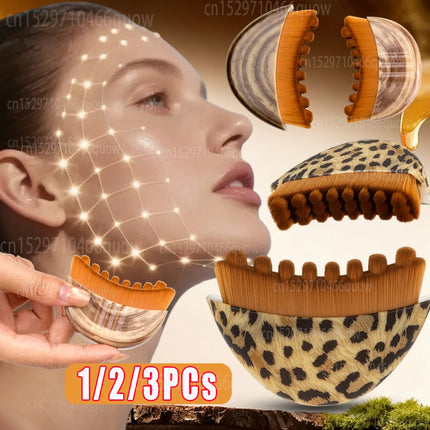 Lymphatic Contouring Facial Brush Chin Sculpting Shaper Tools Anti-puffing Face Lifting Fit Lymphatic Drainage Massager Body Spa