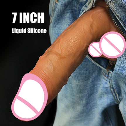 7-8 Inch Silicone Penis Suction Cup Adult Sexy Toys for Woman Men Vagina Anal Massage Stimulator Realistic Dildos Adults Sex Toy