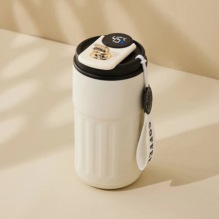 Smart Temp Display Stainless Steel Tumbler Mug Vacuum Insulated Coffee Cup Travel Thermos Cups Thermal Hot Water Bottle for Tea