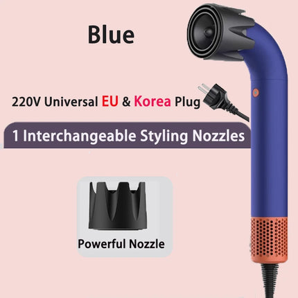 1400W High Power Hair Dryer, Fast Drying, Lightweight Body, Low Noise, Equipped with Multiple Air Nozzles