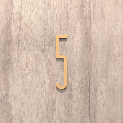 On The Door Extra Apartment Floating Exterior House Metal Building 3D Digits Number Art Nordic Home Decor Wall Sticker Acrylic