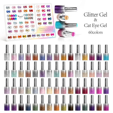 Venalisa Hema Free TPO Free Gel Nail Polish 10ml Halloween Gel Varnish Cat Eye Magnet Nail Gel Polish Soak Off UV LED Nail Gel