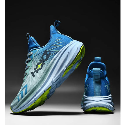 Carbon Plate Air Cushion Running Shoes for Men Soft Chunky Sneakers Women Daily Commuting Shoes Outdoor Casual Walking Shoes