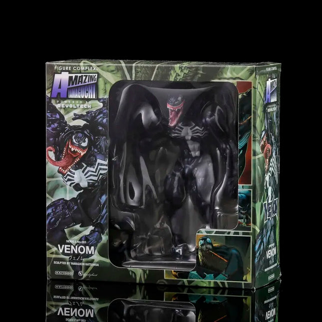 AMAZING YAMAGUCHI Carnage Venom Spider-Man Marvel Legends Action Figure Joint Movable Change Face Statue Model Kids' Toy Gift
