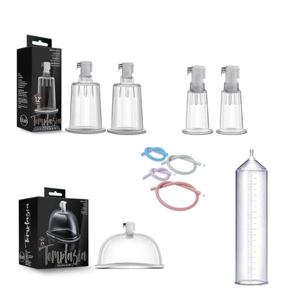 Female Sucker Cup Accessories Vacuum Pump Clitoris Stimulator Pumps Nipple Clit Stimulator Orgasm Massage Breast Enlargement Cup
