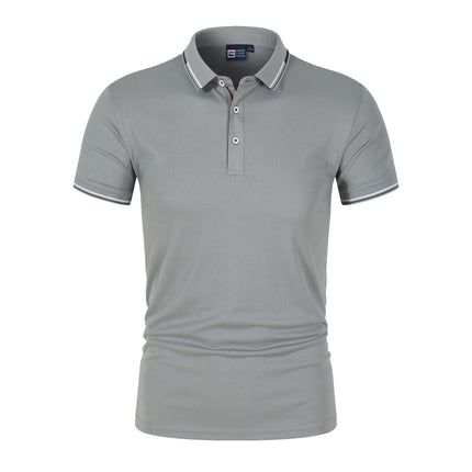 2025 Business Style Polo Shirt with Three-Dimensional Tailoring to Enhance Body Shape, Made of Micro Elastic Fabric with Non Tig