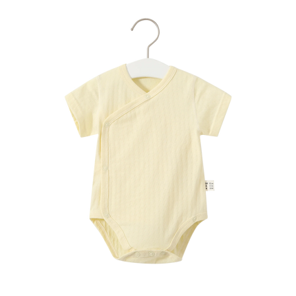 Breathable Fabric Summer Newborn Baby Girls Boys Romper 100% Cotton Short Sleeves Bodysuit Infant Baby Clothes
