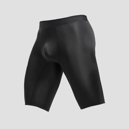 Men's sports underwear for summer, ice silk, quick-drying, extended, anti-friction legs, loose four-corner short underpants