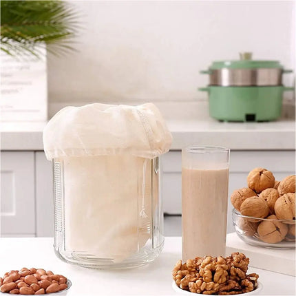 5pcs Reusable Cheese Cloth Cheesecloth Bags for Straining Nut Milk Bags Cold Brew Bags Tea Yogurt Coffee Filter Strainers Bag