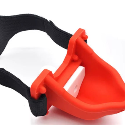 2021 4pcs Silicone Piss Urinal Bite Plug Mouth Gag Ball Bondage Fetish Harness Slave BDSM Adult Games Sex Toys For Women Man
