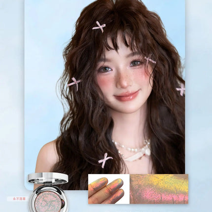 Sheeneffect high-pigment, high-quality cosmetics, the most dazzling single-color chameleon gradient eyeshadow, eye makeup.
