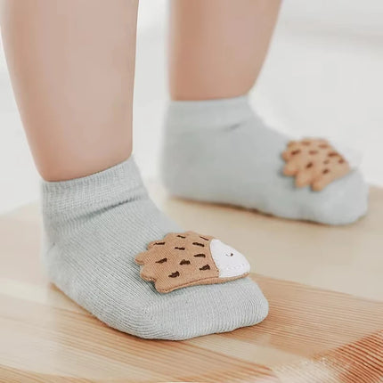 Baby Socks Girls Boys Toy Newborn Accessories Anti Slip Cartoon Animals Kids Toddlers Gift Clothes Children Infant Stuff Fruit