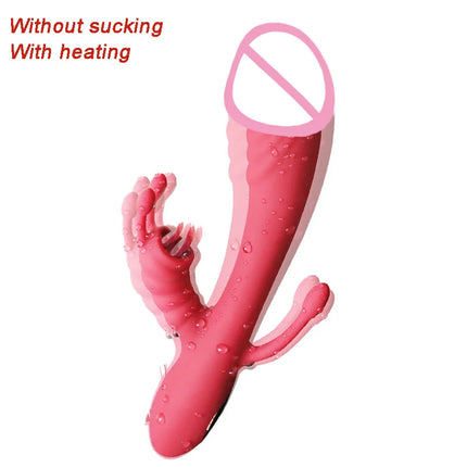 Sucking Rabbit Vibrator Realistic Dildo Sextoy for Women 10 Vibration G Spot Clitoral Vibrator Stimulator Sextoy for Adult Goods