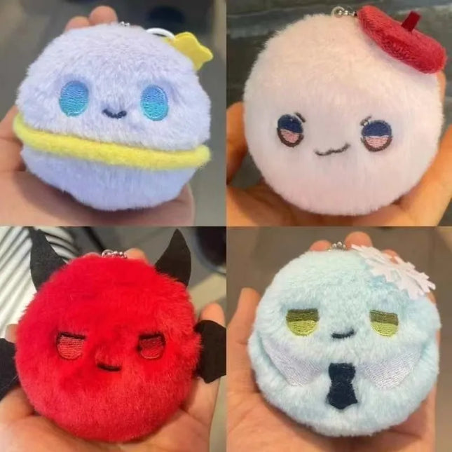 8cm Cartoon Game Love and Deepspace Xavier Zayne Rafayel ralayo Sylus Plush Toy Anime Stuffed Small Pendant Valentine's Day Gift