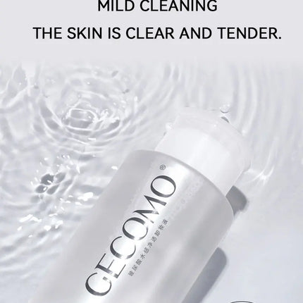 GECOMO Hyaluronic acid makeup remover-3-in-1 Eye, Lip, and Face Cleanser，Gentle, Suitable for Sensitive Skin, Pump Bottle