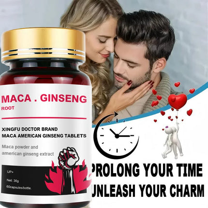 Male Enhancing Supplement with Black Maca, Stamina & Energy, Men's Muscle Enlargement
