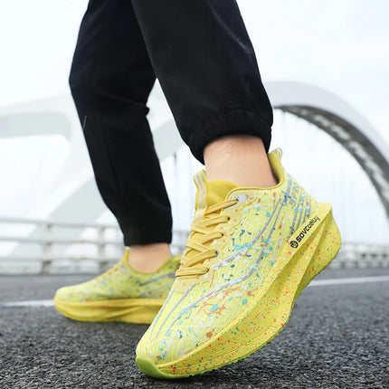 Marathon Men Running Shoes Breathable Outdoor Sports Shoes Lightweight Sneakers for men Comfortable Athletic Training Footwear