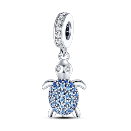 Charm Silver 925 Beads Blue Series Fit Bracelet Charms DIY Original Fashion  Pendants For Jewelry Maing