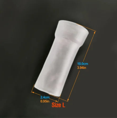 SM Penis Sleeve Extender Enlargement Silicone Glans Protector Cap Replacement Penis Pump Stretcher Clamping Accessories Sex Toys