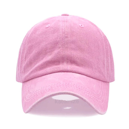 Custom Baseball Cap Embroidered Text Name Logo Soft Washed Cotton Dad Hats for Men Women ﻿ ﻿