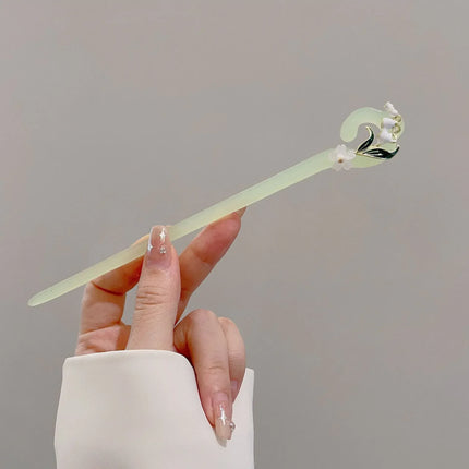 New Chinese Style Hair Stick for Women Flower Tassel Hairpin Women Ancient Style Hair Stick Ornament Hair Insert Accessories