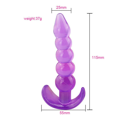 Soft Silicone Anal Plugs Anal Beads Dildos Butt Plug Prostate Massage Unisex Sex Vibrator Adult Sex Toy For Women Adult Games