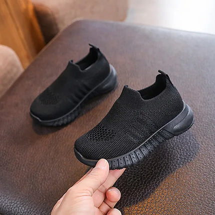 Children's Running Sneakers Boys Girls Casual Mesh Breathable Non-Slip Walking Patchwork Tennis Toddler Soft-Soled Girls' Shoes