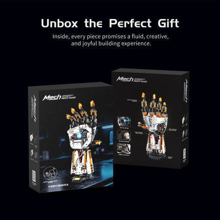 1628PCS Programmable Robotic Arm Electric Building Blocks Model Assembly Kit, Collectible Ornament, Birthday Toy, Gift