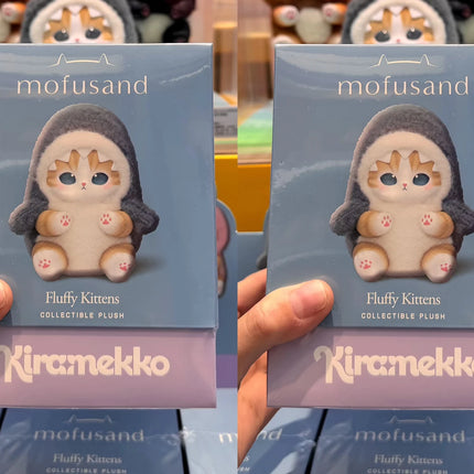 In Stock Genuine Mofusand Vinyl Series Blind Box Shark Cat Mofusand Kiramekko Fluffy Kittens Surprised Box Plush Toy Cute Toys