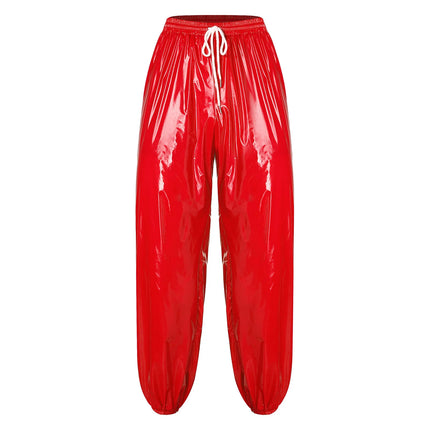 Men Waterproof Jogging Pants Built-in Briefs Boxer Shorts for Jazz Dance Workout Beach Cycling Wear Sports Trousers Long Pants