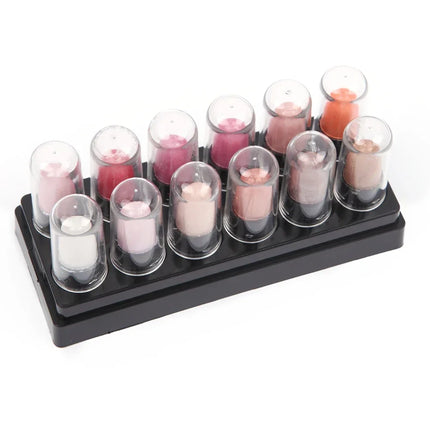 Eyeshadow Pencil Set 12 Colors Waterproof Long Lasting Glitter Shimmer Eye Shadow Pen Highlighter Matte Stick Eyes Makeup Tools