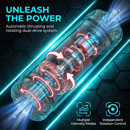 Automatic Male Masturbator Cup with Upgrade 12 S Vacuum Pump & 7 Sucking Rotating Licking Thusting Modes Pocket Pussy Stroker Blowjob Sex Toys For  MenAdult Toys Mens Sex Toys Pocket Pussy Pumps & Enlargers