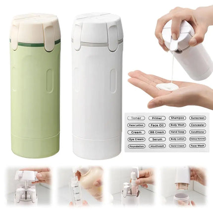 4 in 1 Draagbare Reisflessen van de Reisdispenser van het Lekbevis Lekdichte Reiscontainer voor de Lotion van de Conditioner van