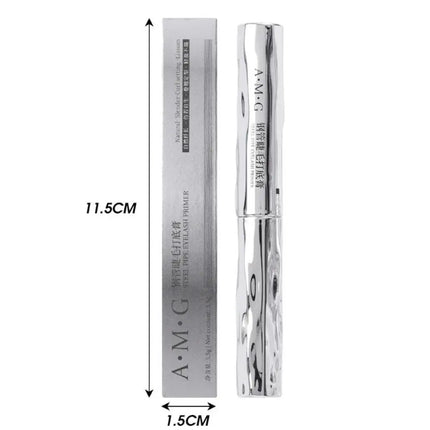 New Small Steel Tube Mascara 3D Silk Fiber Non Smudging Eyelash Primer Natural Black Long-lasting Eyelash Extension Cosmetics