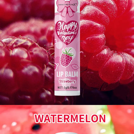 Women's Gifts 4PCS/Box Lip Balm Set Moisturizing and Glossy Suitable for Dry Lips Valentine's Day Gifts for