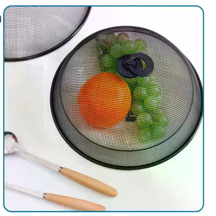 Mesh Food Cover Protective Round Shape Dish Lid Household Anti-Flying Vegetable Fruit Display Holder For Outdoors